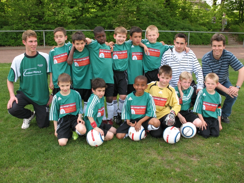 Fussball U8/1 von Westfalia Kinderhaus im April 2007