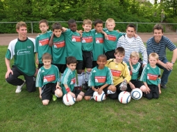 Fussball U8/1 von Westfalia Kinderhaus im April 2007